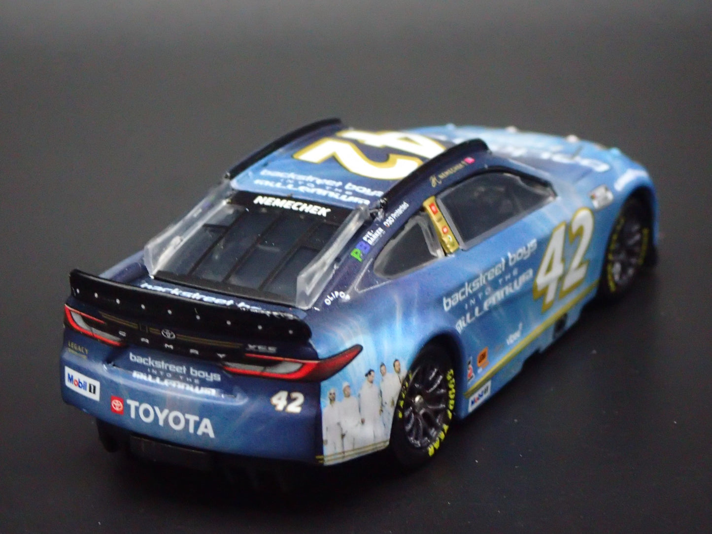 2025 TOYOTA CAMRY 42 JOHN HUNTER NEMECHEK BACKSTREET BOY NASCAR 1:64 DIECAST CAR