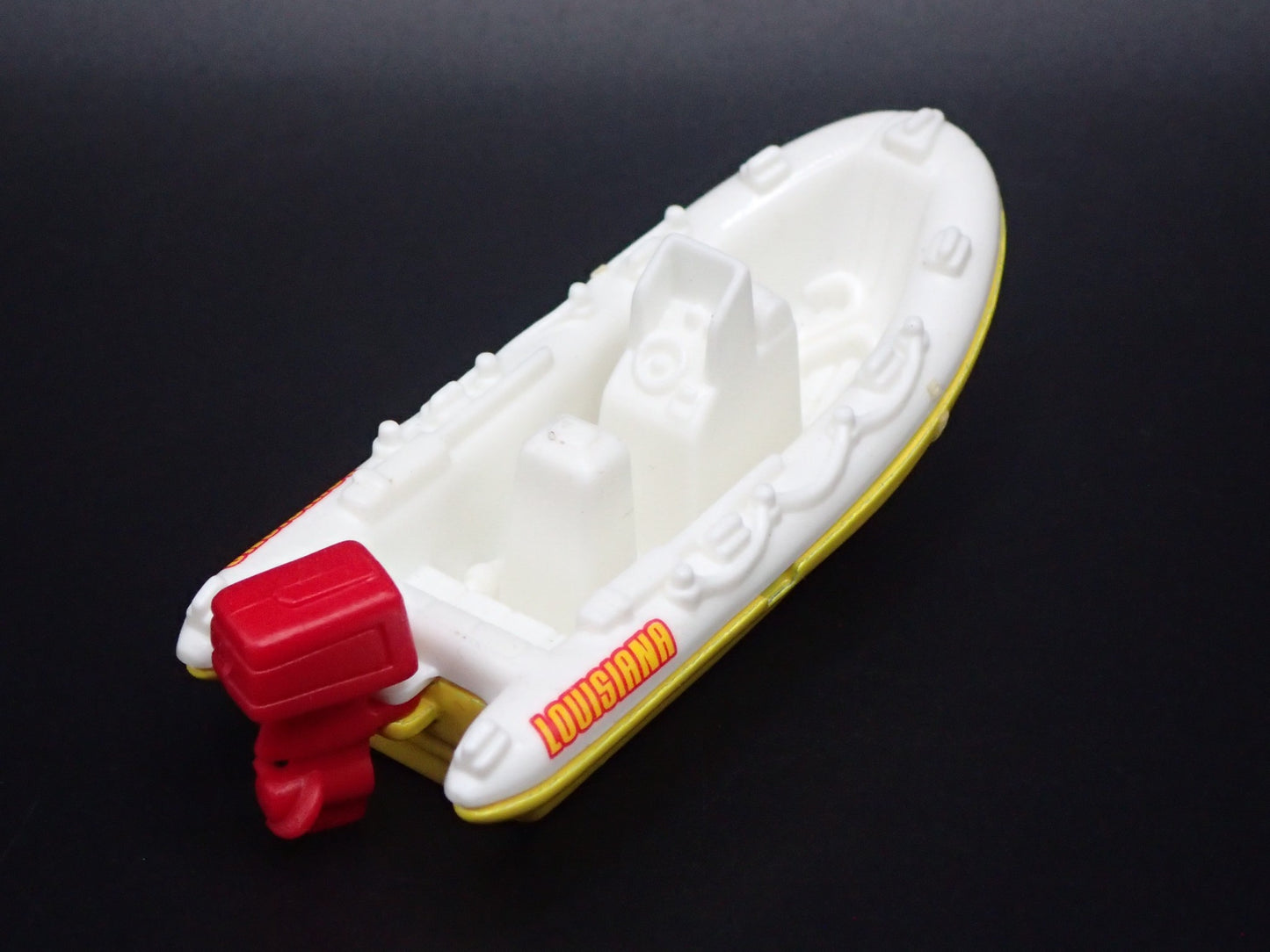 RAFT BOAT w/ TRAILER LOUSIANA 1/64 MB SCALE COLLECTIBLE DIORAMA PROP MODEL