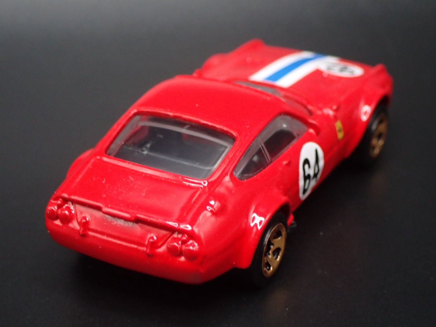 1968-1973 FERRARI 365 GTB4 COMPETIZIONE RED 1:64 SCALE DIORAMA DIECAST MODEL CAR