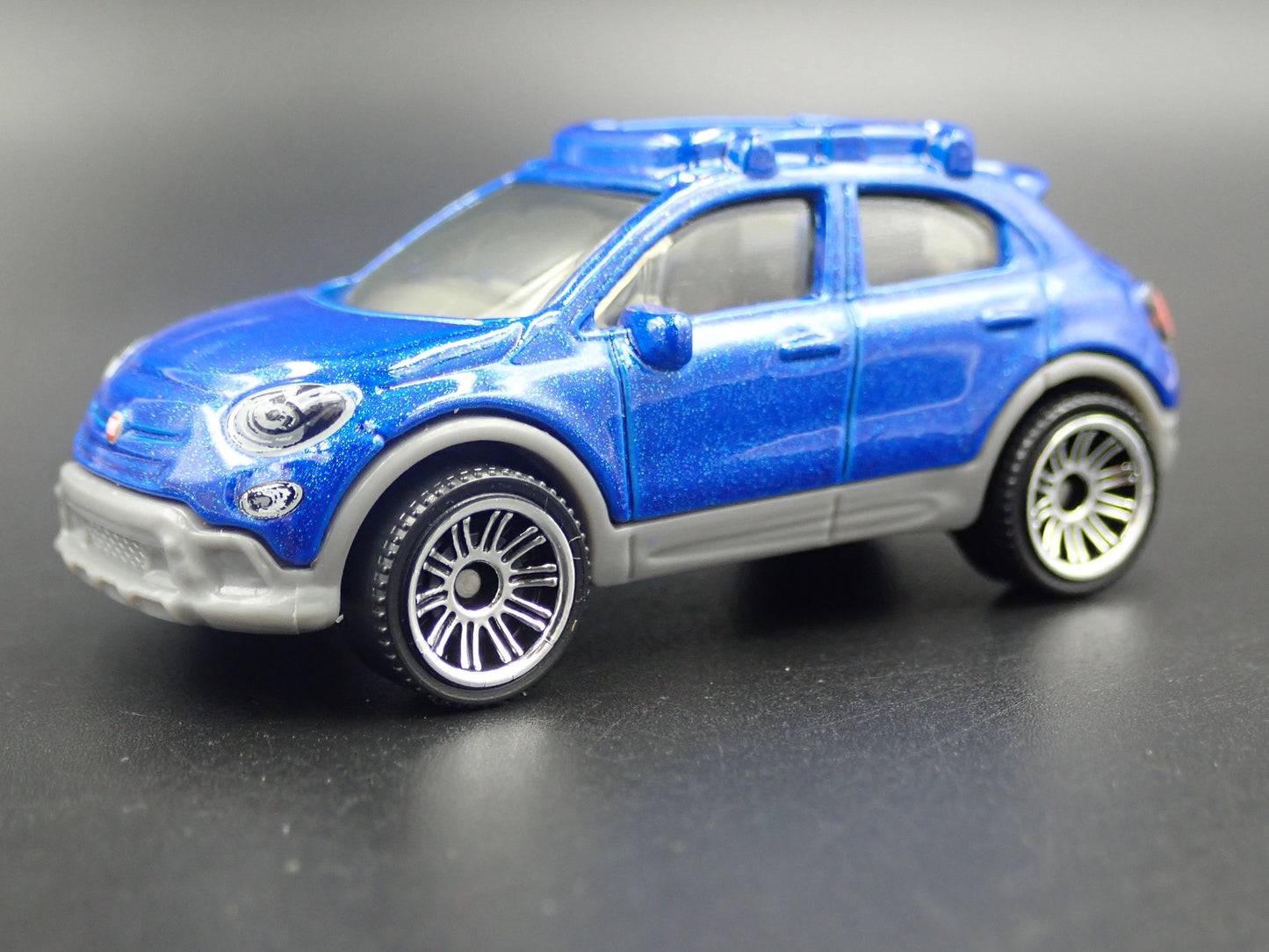 2015-2024 FIAT 500X 4 FOUR DOOR BLUE 1/64 SCALE COLLECTIBLE DIECAST MODEL CAR