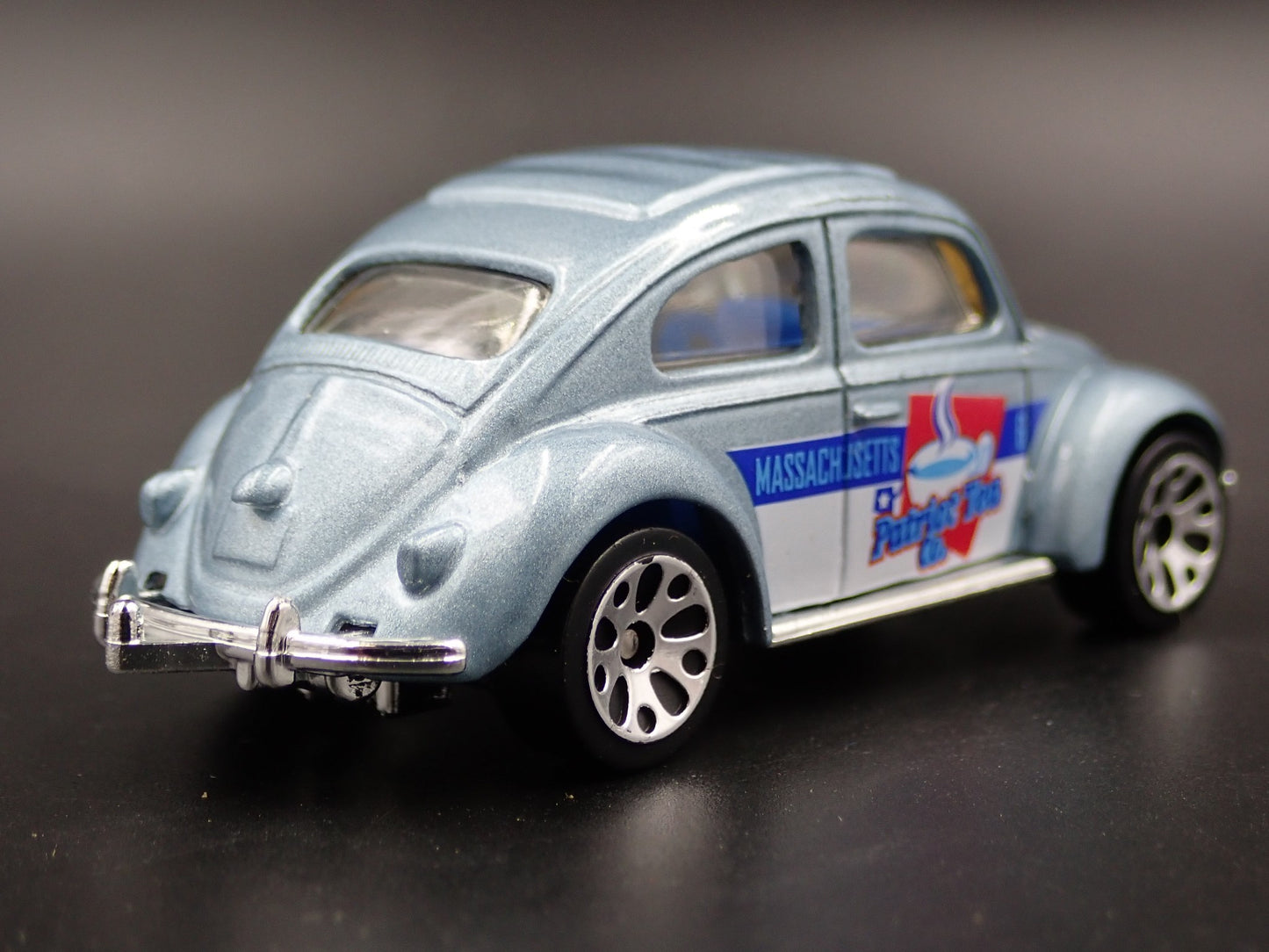 1960-1969 VW VOLKSWAGEN BEETLE BUG MASSACHUSETTS 1:64 SCALE DIECAST MODEL CAR