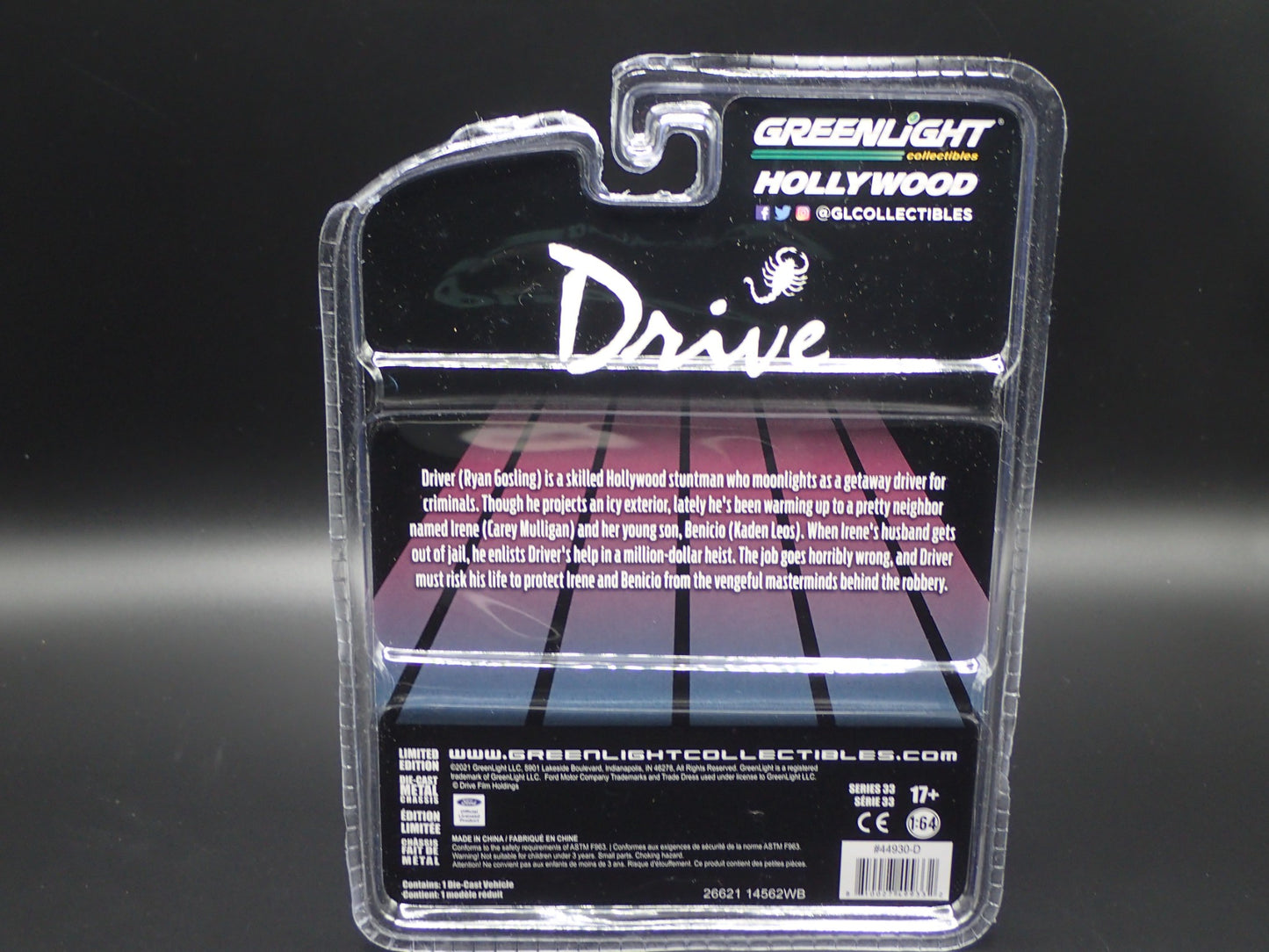 2022 GREENLIGHT GREEN MACHINE 1992 FORD CROWN VIC DRIVE LAPD HOLLYWOOD 33 CHASE