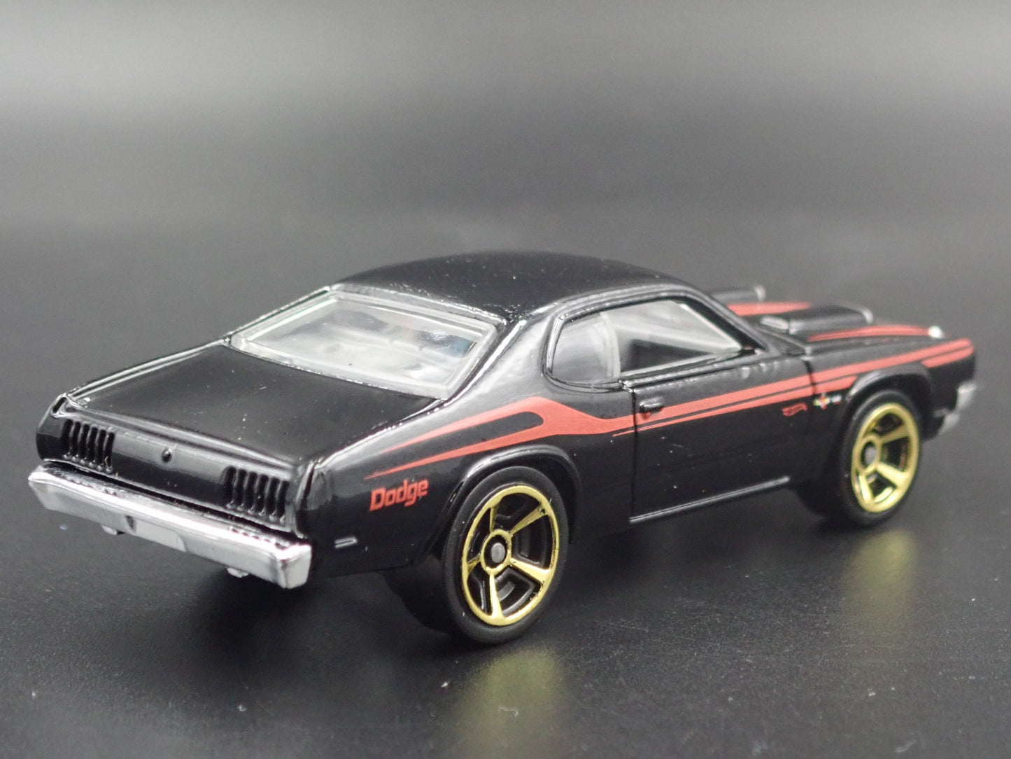 1971 71 DODGE DEMON BLACK 1/64 SCALE COLLECTIBLE DIORAMA DIECAST MODEL CAR