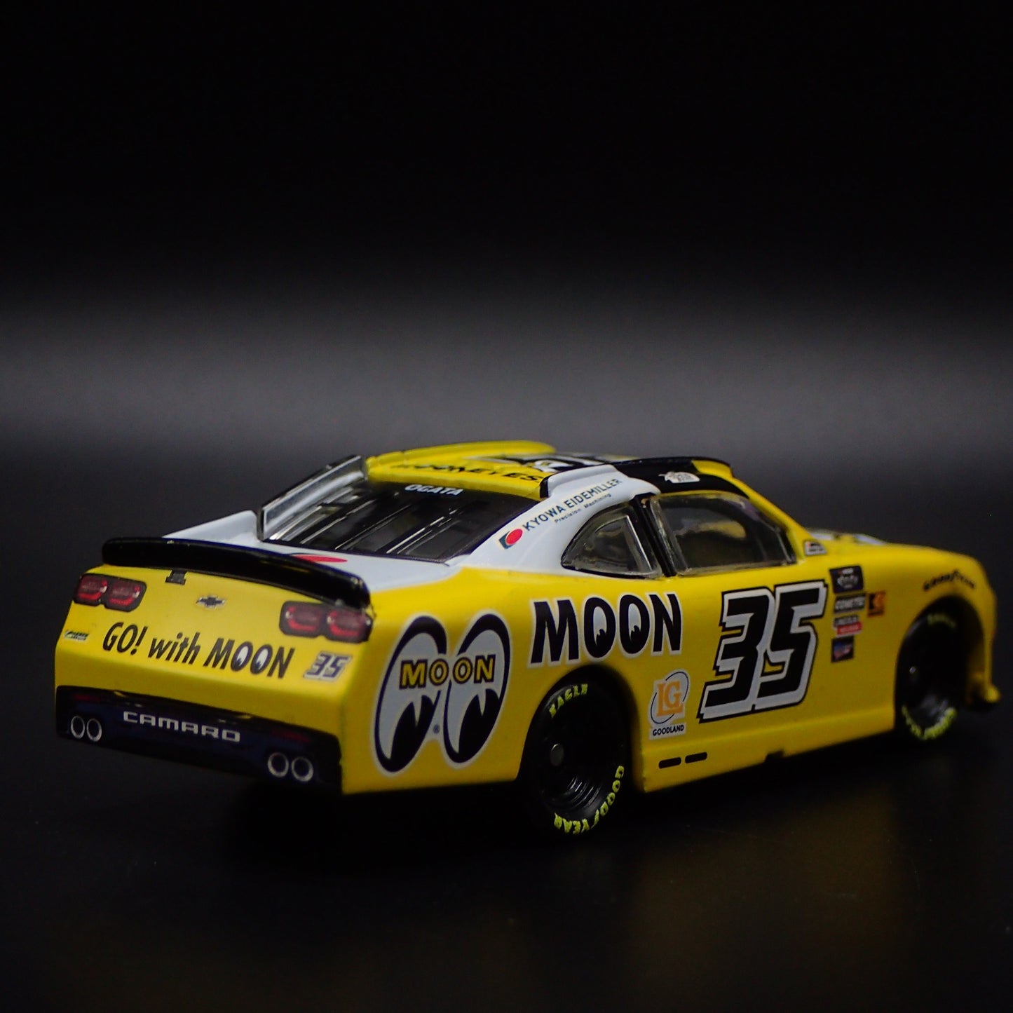 2024 24 CHEVY CAMARO #35 AKINORI OGATA MOONEYES NASCAR 1:64 SCALE DIECAST CAR