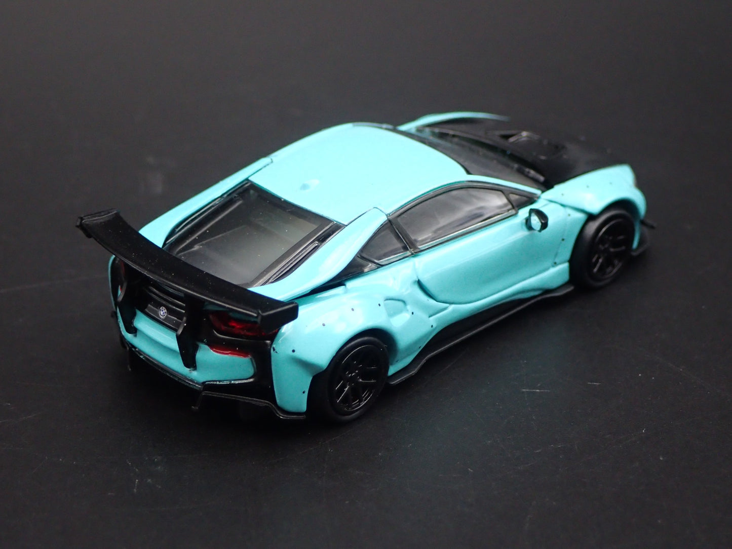 2014-2020 BMW i8 LIBERTY WALK LBWK RARE 1:64 SCALE DIORAMA DIECAST MODEL CAR