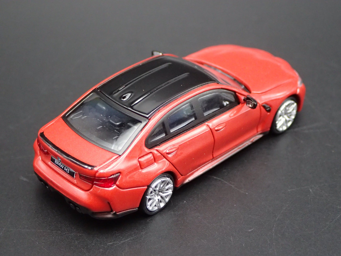 2020-2025 BMW M3 G80 RED RARE 1:64 SCALE COLLECTIBLE DIORAMA DIECAST MODEL CAR