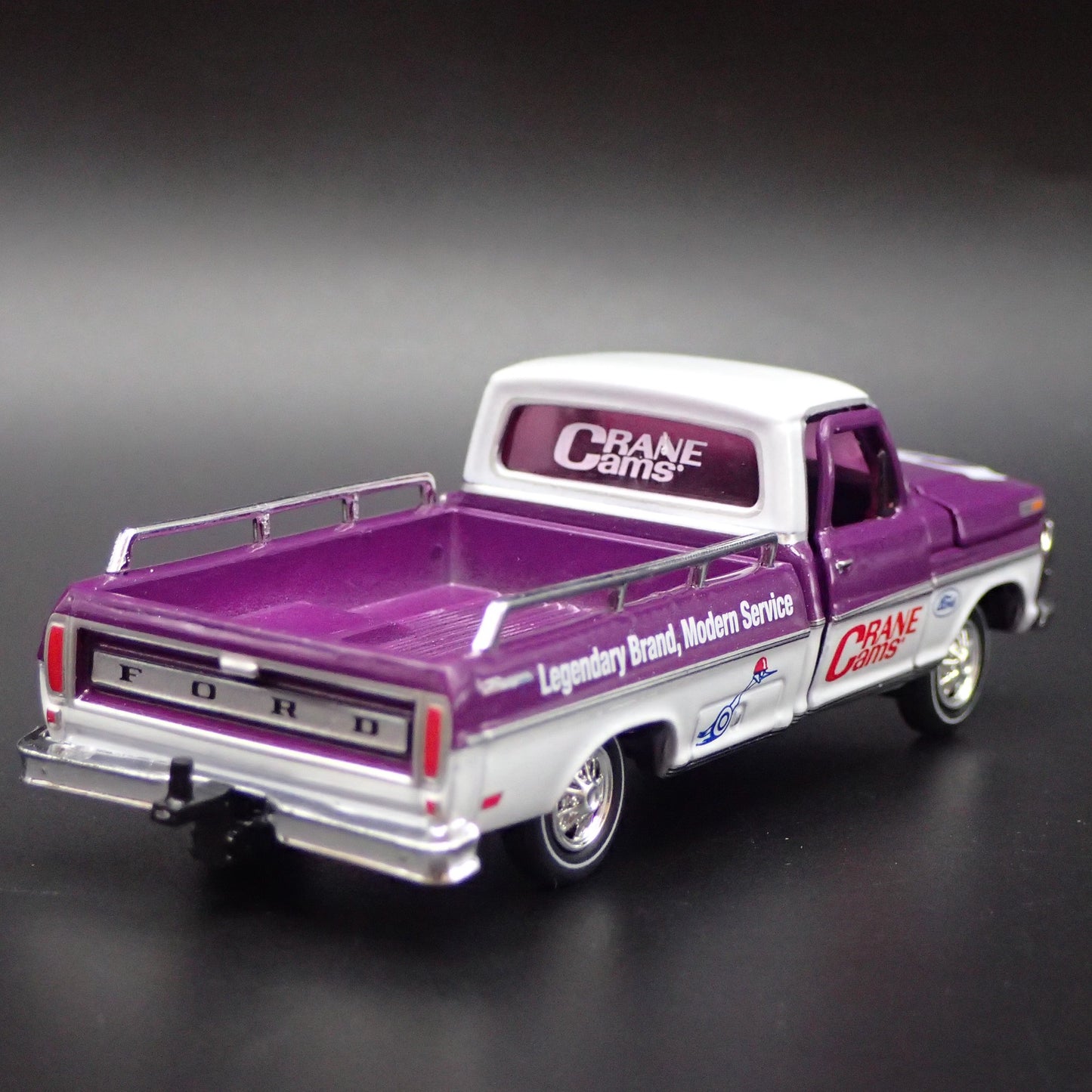 1969 69 FORD F100 RANGER PICKUP TRUCK CRANE CAMS 1:64 SCALE DIECAST MODEL CAR