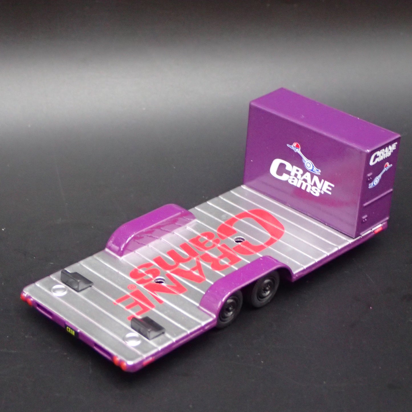 CRANE CAMS RACING FLATBED CAR HAULER TRAILER 1:64 SCALE DIORAMA PROP MODEL CAR