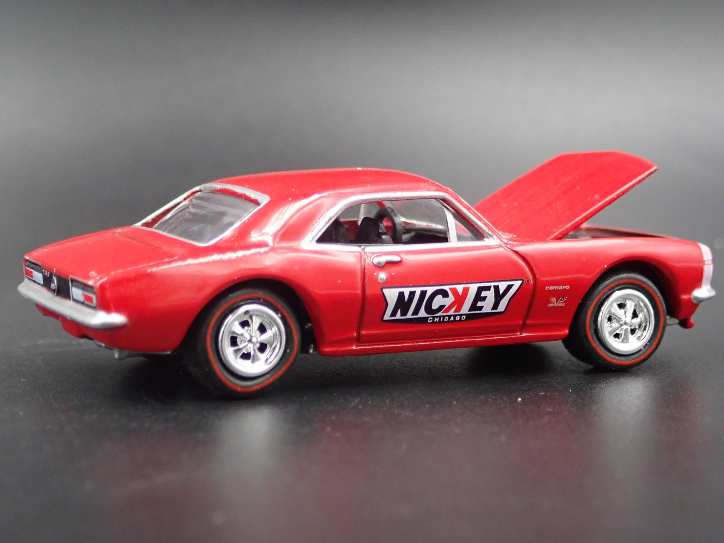 1967 67 CHEVY CHEVROLET CAMARO RS NICKEY 1:64 SCALE DIORAMA DIECAST MODEL CAR
