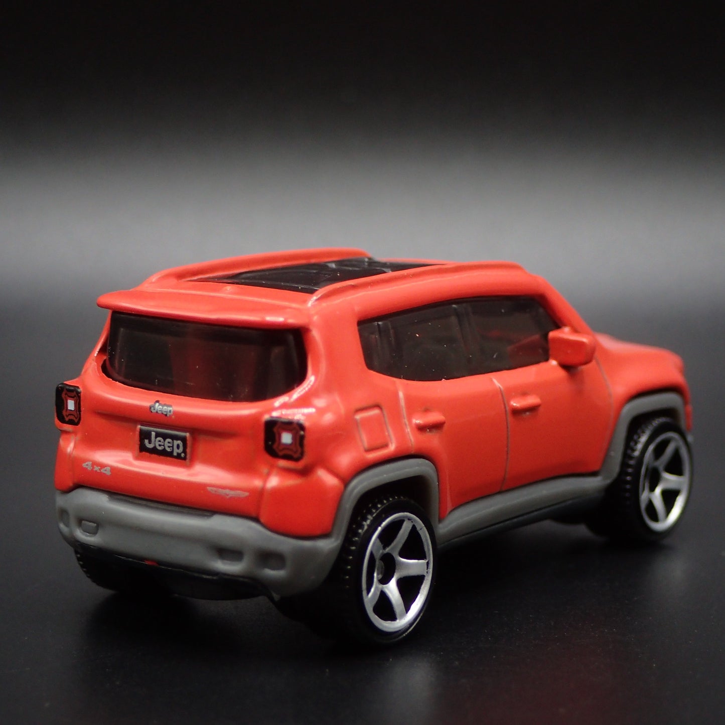 2015-2023 JEEP RENEGADE ORANGE 1/64 SCALE COLLECTIBLE DIORAMA DIECAST MODEL CAR