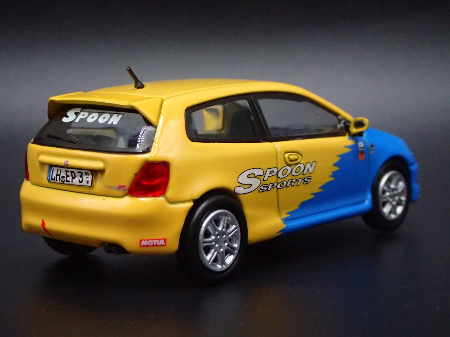 2007-2011 HONDA CIVIC TYPE R EP3 SPOON 1:64 SCALE COLLECTIBLE DIECAST MODEL CAR