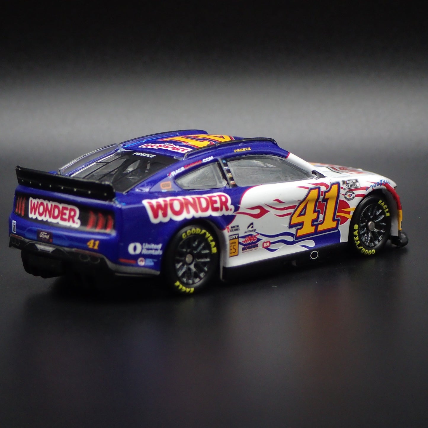 2023 23 FORD MUSTANG 41 RYAN PREECE WONDER BREAD NASCAR 1:64 DIECAST MODEL CAR