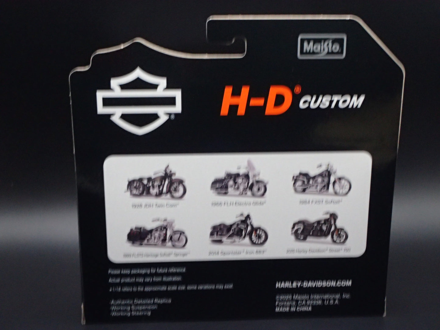 1928 28 JDH TWIN CAM HARLEY DAVIDSON MAISTO SERIES 41 1/18 MOTORCYCLE MODEL