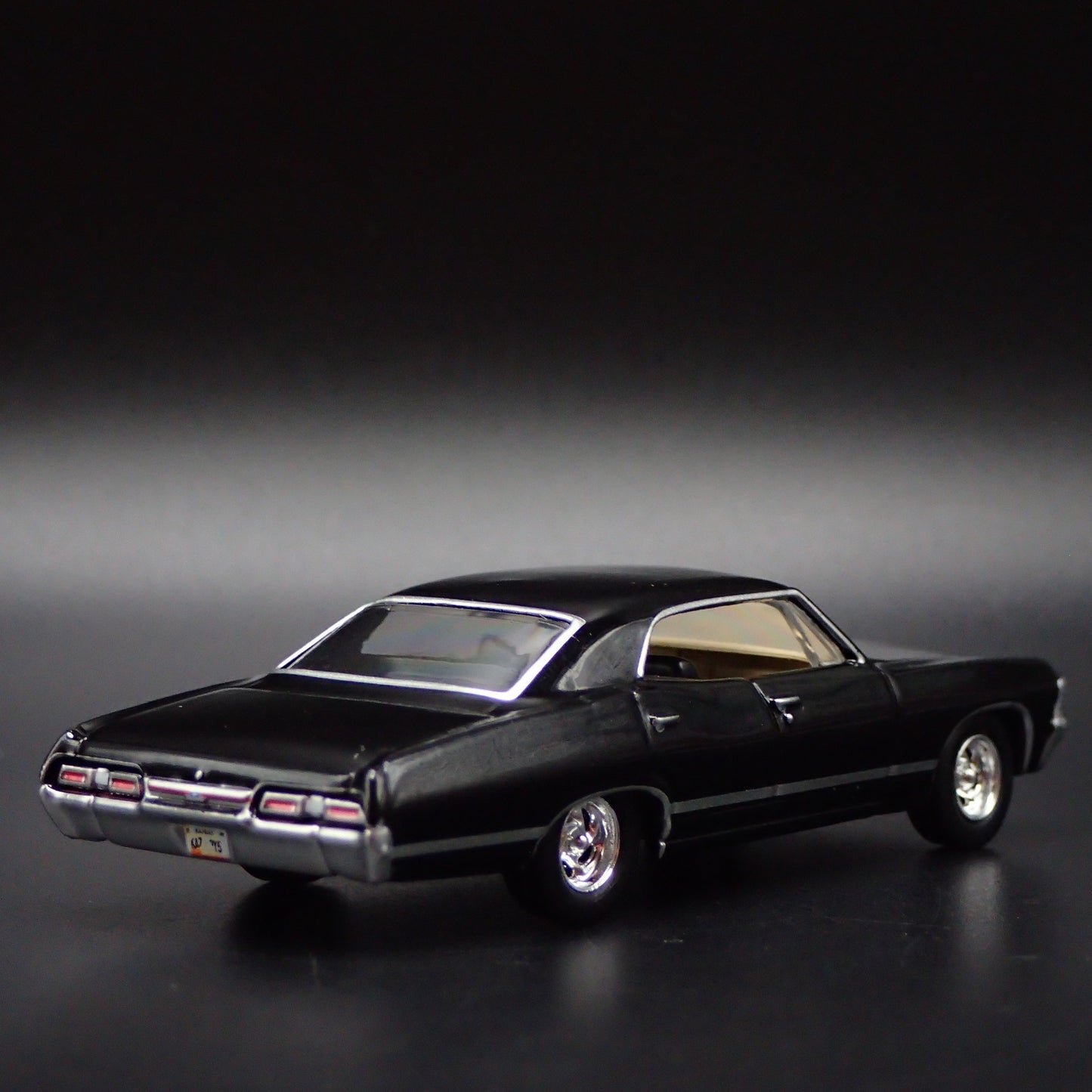 1967 67 CHEVY CHEVROLET IMPALA SUPERNATURAL BLACK 1:64 SCALE DIECAST MODEL CAR