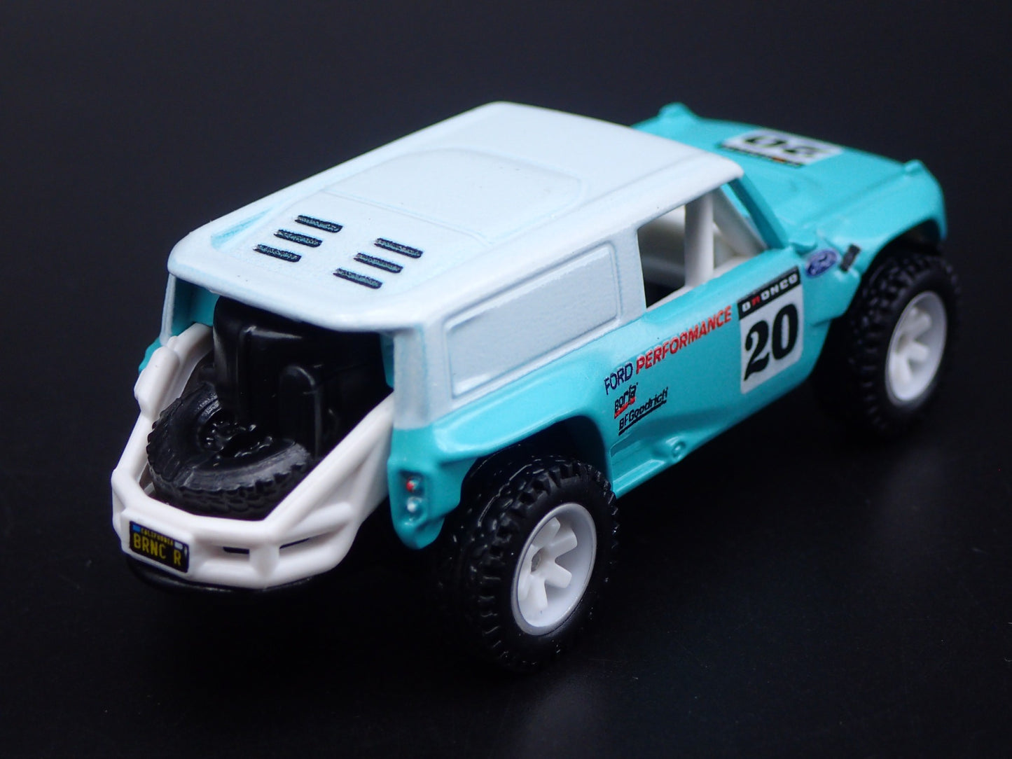 2021-2025 FORD BRONCO R OFF ROAD BFGOODRICH BORLA 1:64 SCALE DIECAST MODEL CAR