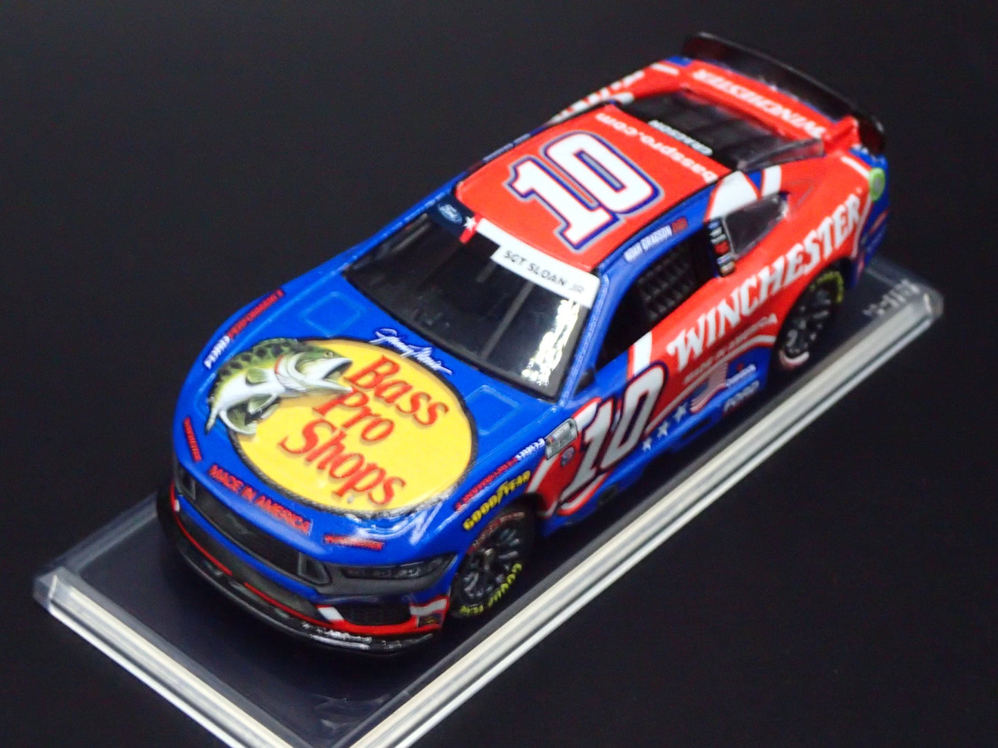 2024 24 FORD MUSTANG #10 NOAH GRAGSON BASS PRO SHOP NASCAR 1:64 SCALE DIECAST