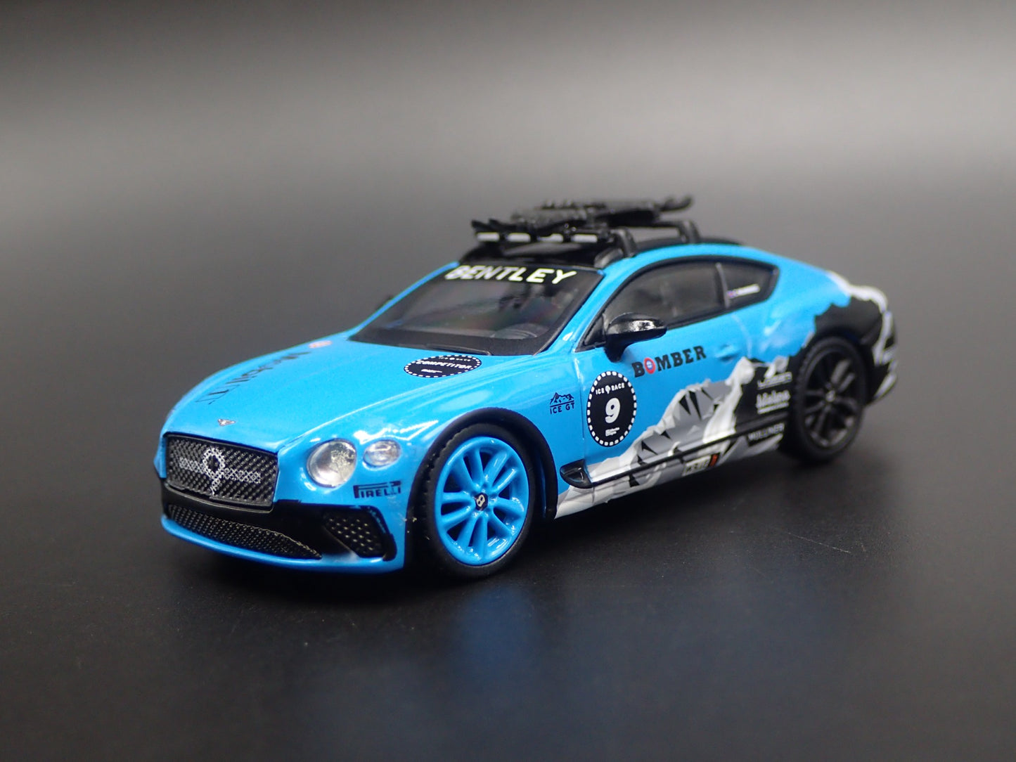 2018-2024 BENTLEY CONTINENTAL GT 2020 GP ICE RACE 1:64 SCALE DIECAST MODEL CAR