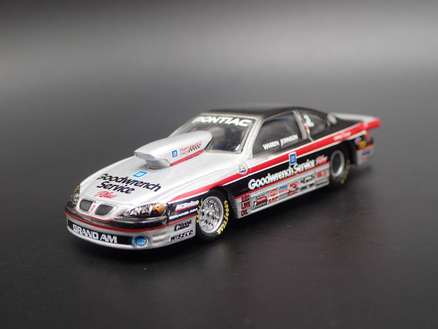 2001 PONTIAC GRAND AM PRO STOCK WARREN JOHNSON GM 1:64 SCALE DIECAST MODEL CAR