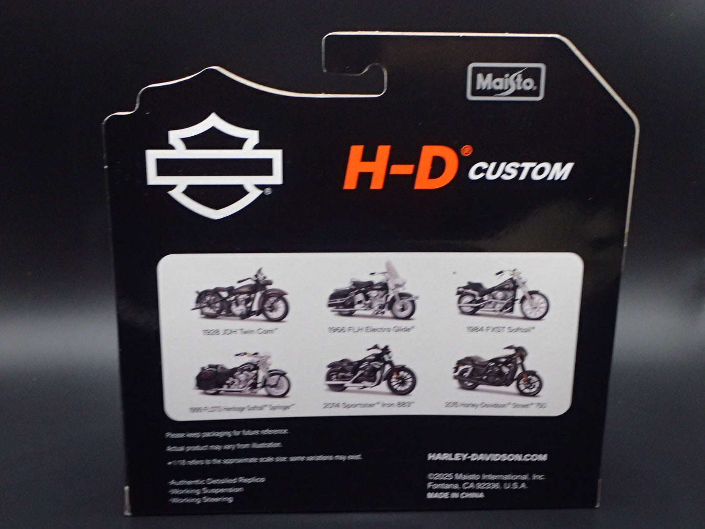 1966 66 FLH ELECTRA GLIDE HARLEY DAVIDSON SERIES 41 1/18 DIECAST MOTORCYCLE BIKE