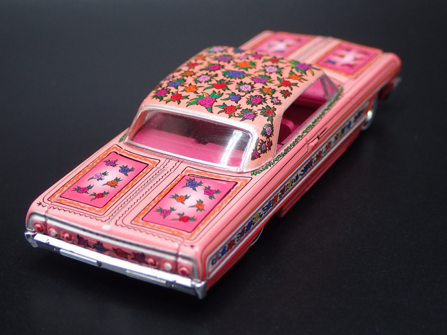 1964 64 CHEVY CHEVROLET IMPALA LOWRIDER GYPSY ROSE 1:64 SCALE DIECAST MODEL CAR