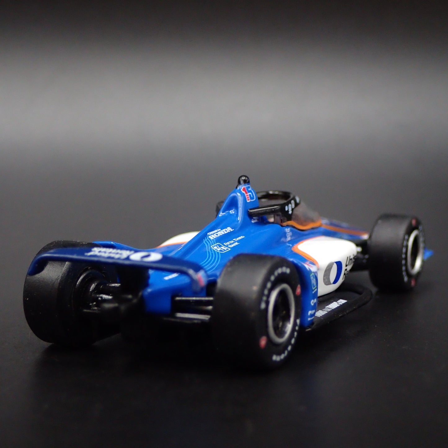 2023 23 INDY RACING HONDA 15 GRAHAM RAHAL UNITED RENTAL 1:64 DIECAST MODEL CAR