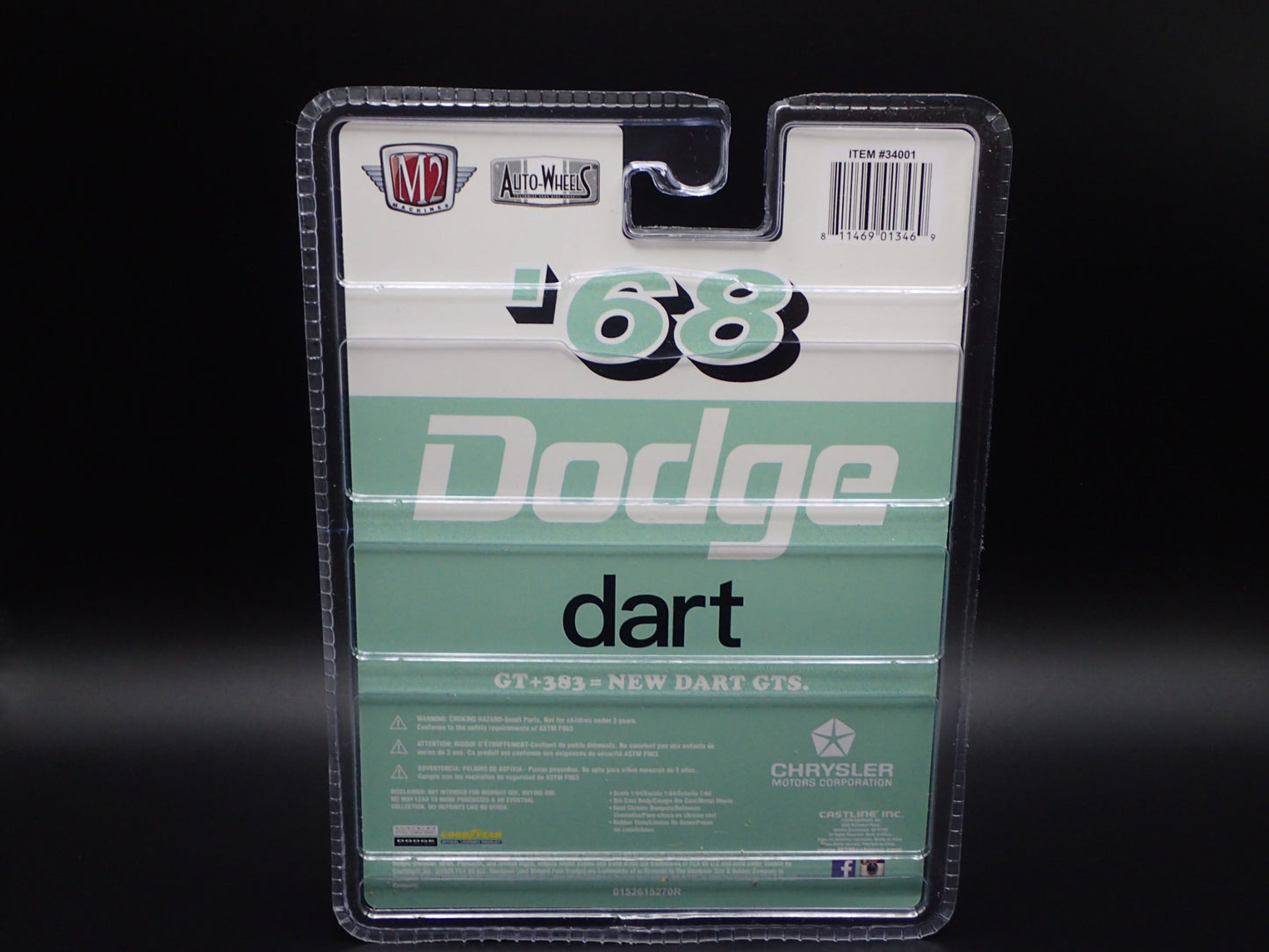 1968 DODGE DART 2026 M2 MACHINES AUTO WHEELS GOLD CHASE 1/750 R14 26-01
