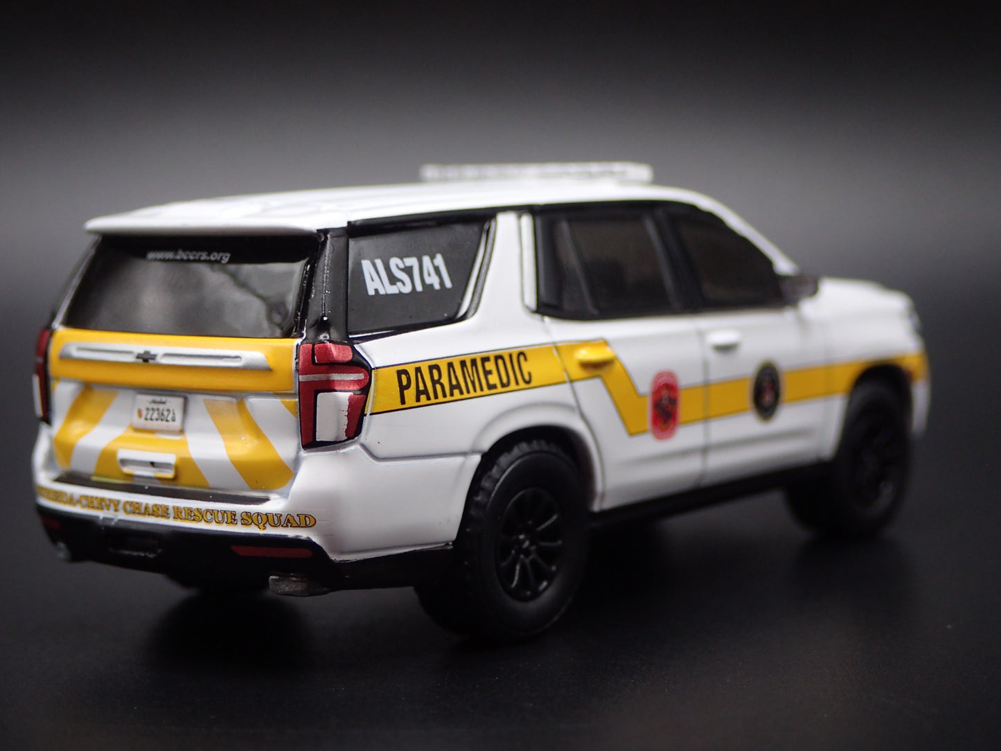 2024 24 CHEVROLET TAHOE MONTGOMERY COUNTY MARYLAND FIRE 1:64 SCALE DIECAST CAR