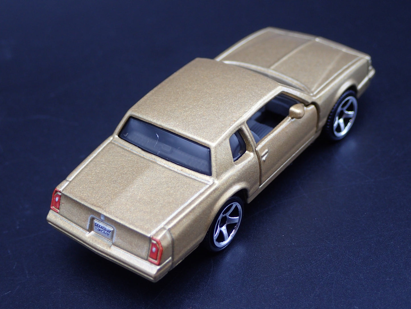 1988 88 CHEVY CHEVROLET MONTE CARLO LS GOLD 1/64 SCALE DIORAMA DIECAST MODEL CAR