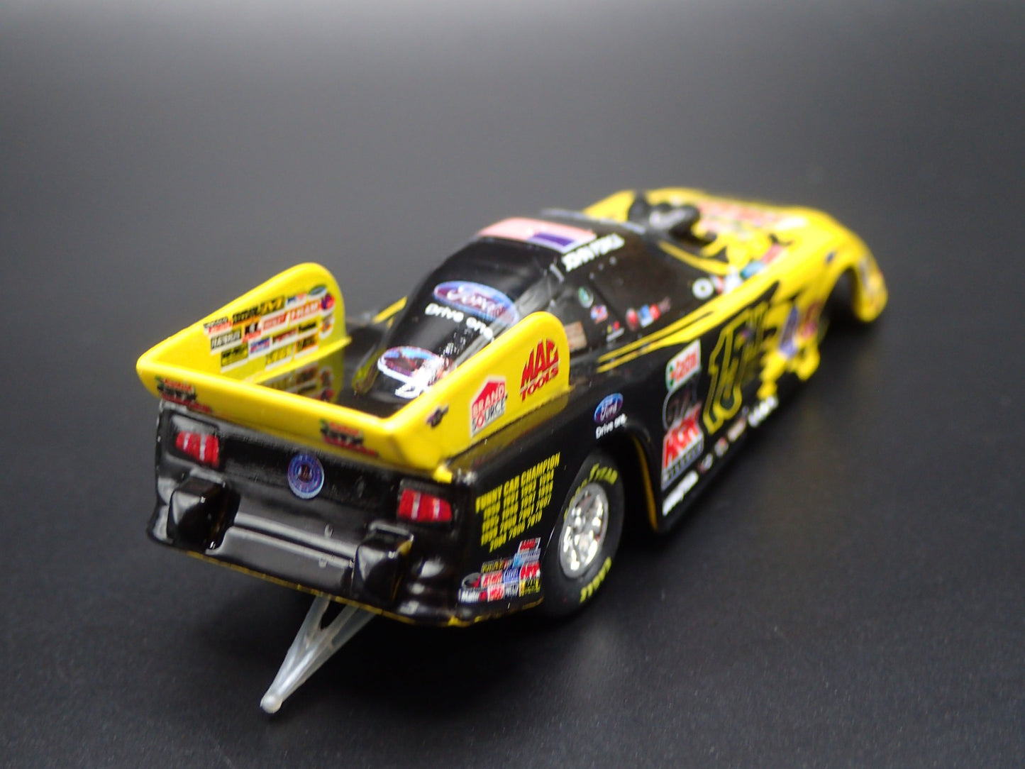 2011 FORD MUSTANG FUNNY CAR JOHN FORCE CASTROL GTX 1:64 SCALE DIECAST MODEL CAR