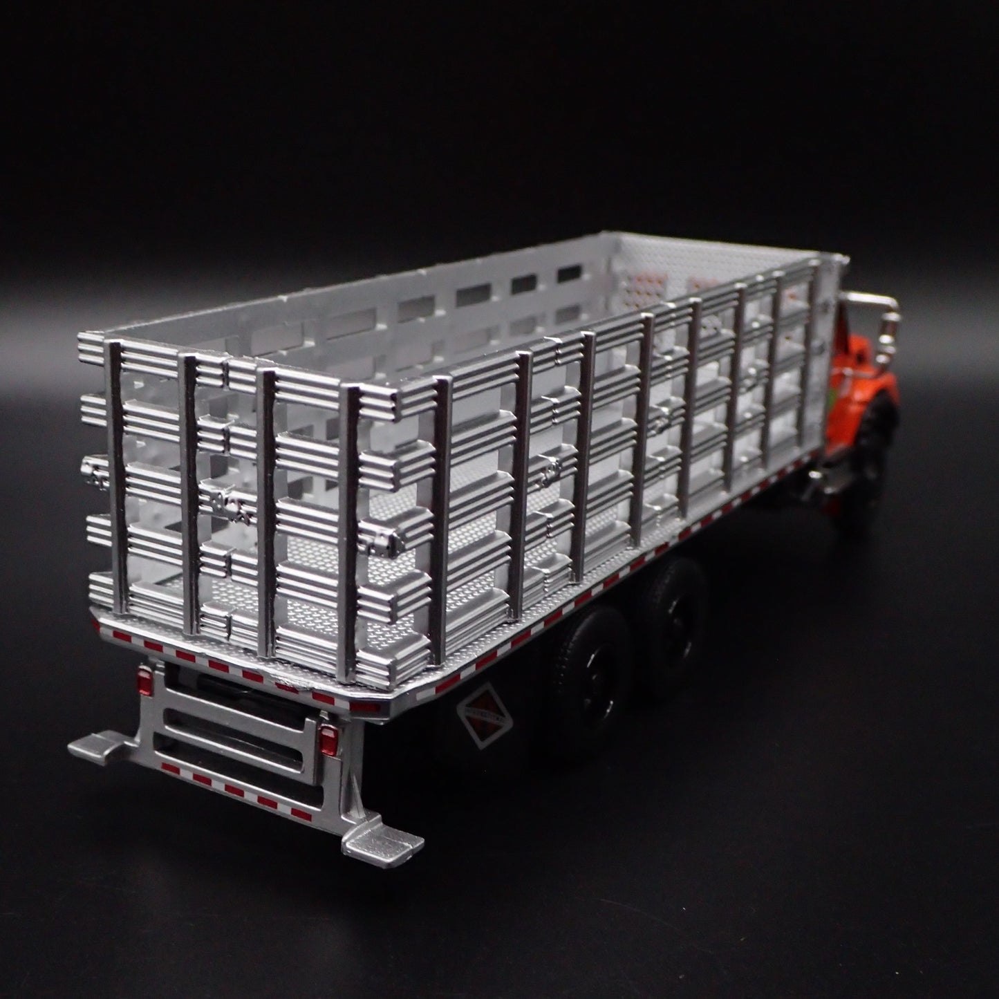 2017 17 INTERNATIONAL WORKSTAR PLATFORM STAKE TRUCK NJ PKWY 1:64 DIECAST MODEL