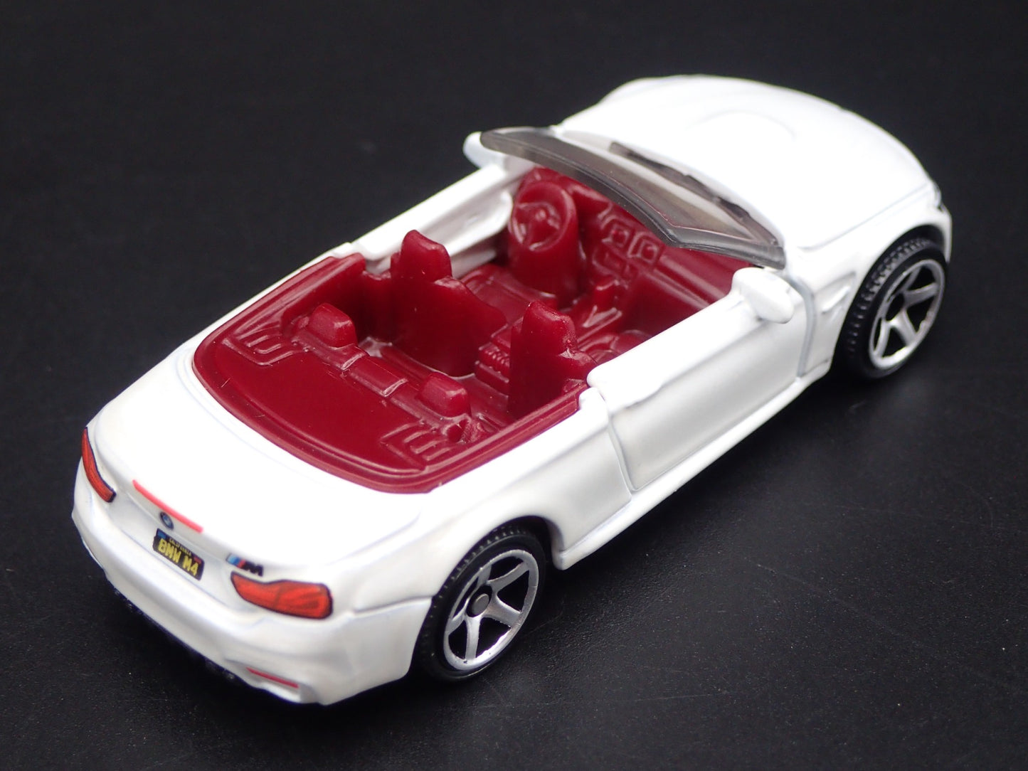 2014-2020 BMW M4 CABRIOLET CONVERTIBLE WHITE 1:64 SCALE DIECAST MODEL CAR