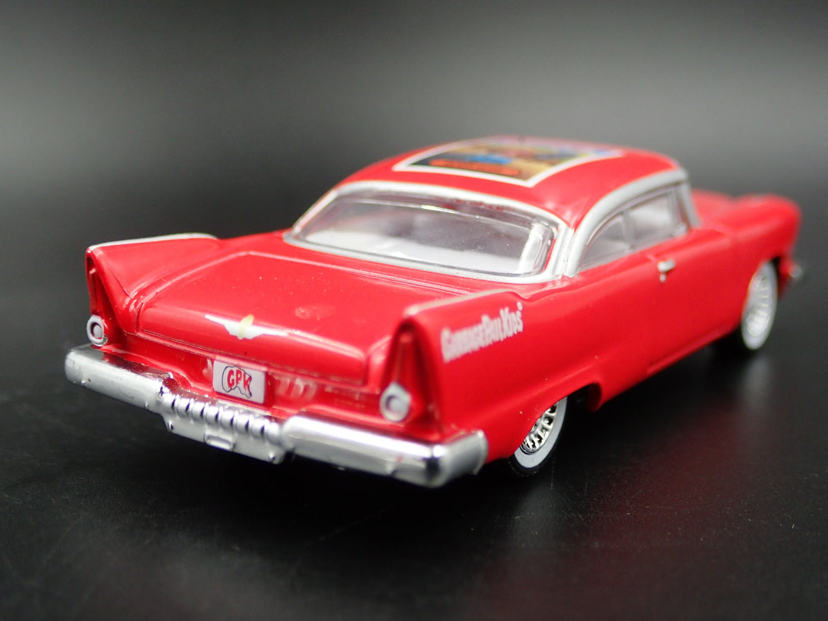 1957 57 PLYMOUTH BELVEDERE GPK 1/64 SCALE COLLECTIBLE DIORAMA DIECAST MODEL CAR-Burning Rubber Toy Company