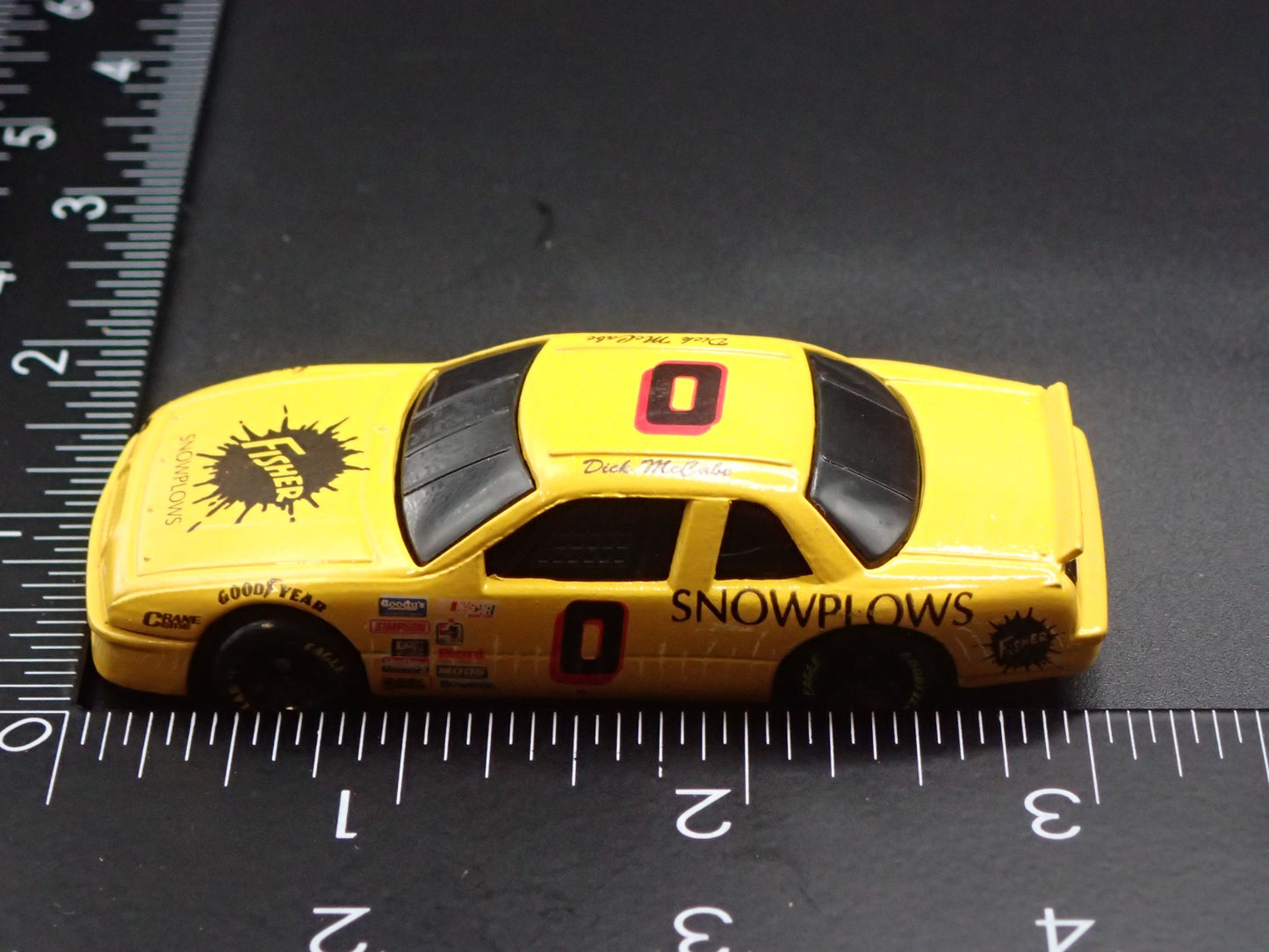 1992 92 BUICK REGAL #0 DICK MCCABE SNOWPLOWS NASCAR 1:64 SCALE DIECAST MODEL CAR