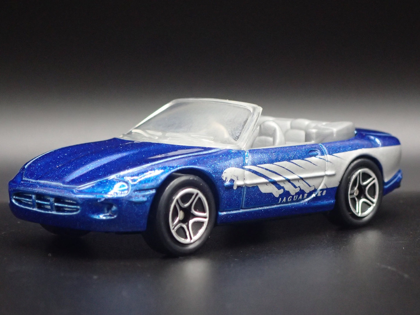 1996-2006 JAGUAR XK8 CONVERTIBLE BLUE 1/64 SCALE COLLECTIBLE DIECAST MODEL CAR