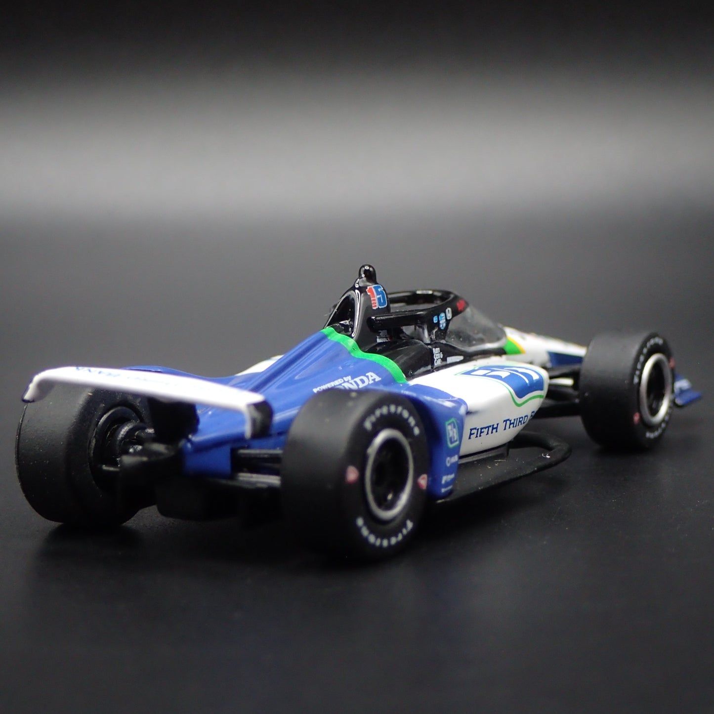 2024 INDY RACING HONDA 15 GRAHAM RAHAL FIFTH THIRD BANK 1:64 DIECAST MODEL CAR