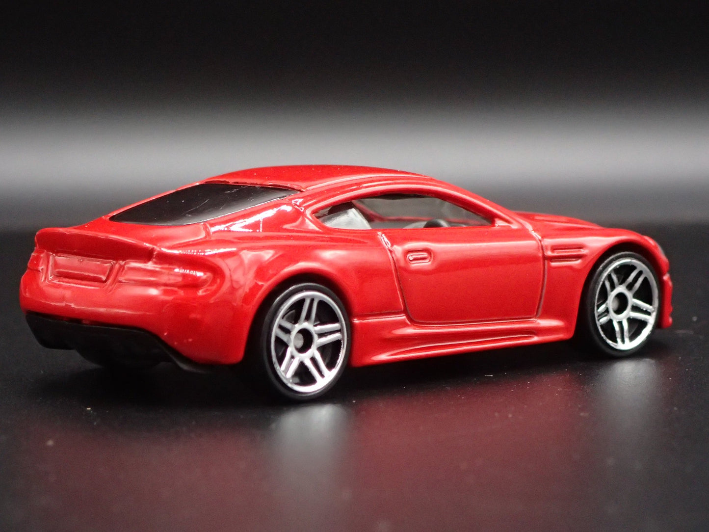 2008-2012 ASTON MARTIN DBS RED 1/64 SCALE COLLECTIBLE DIORAMA DIECAST MODEL CAR