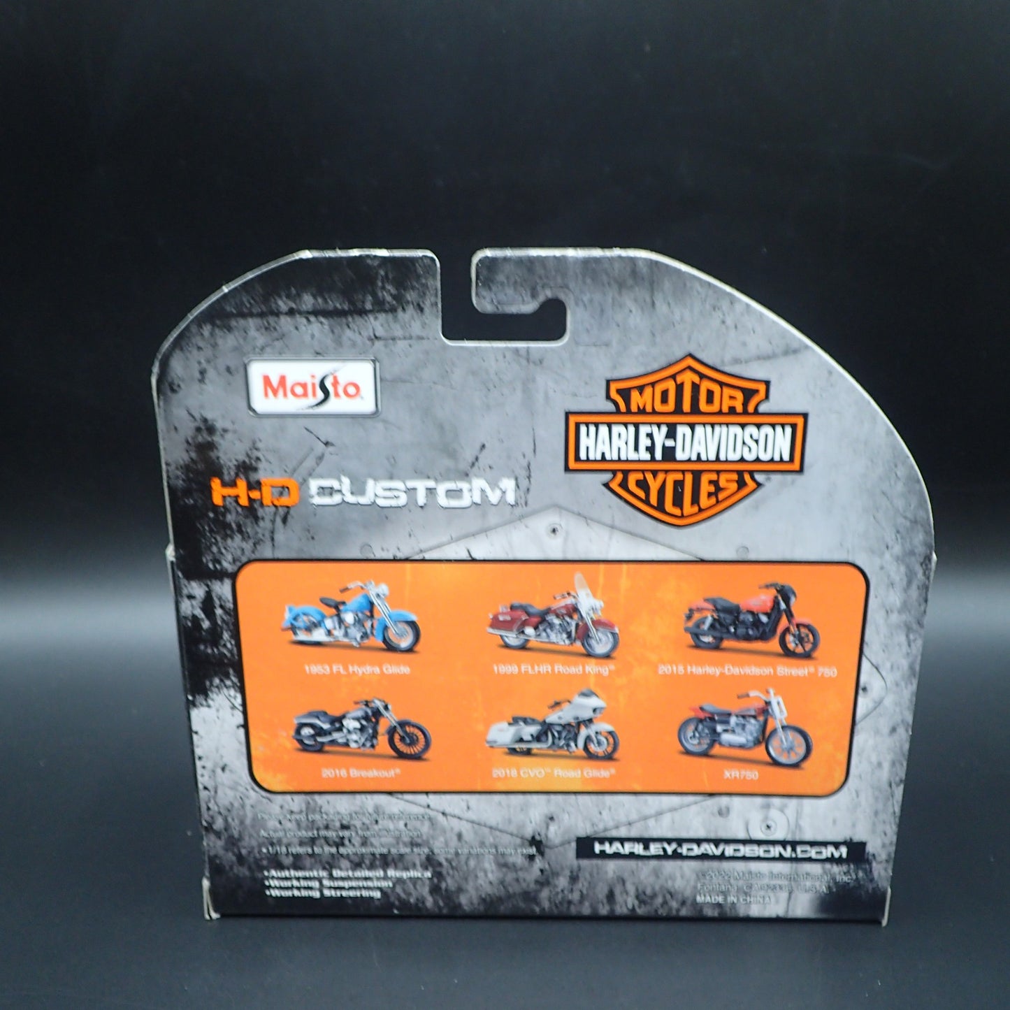 2015 15 STREET 750 HARLEY DAVIDSON MOTORCYCLE MAISTO SERIES 40 1/18 MODEL BIKE