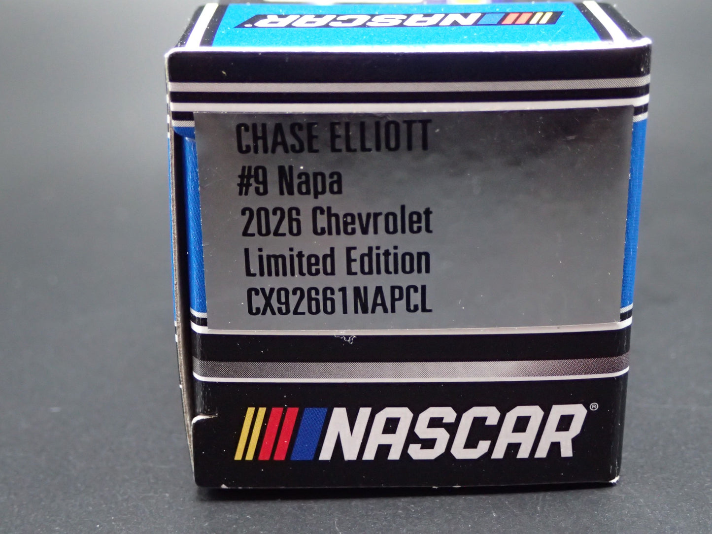 2026 26 CHEVROLET 9 CHASE ELLIOTT NAPA NASCAR 1:64 SCALE DIORAMA DIECAST CAR