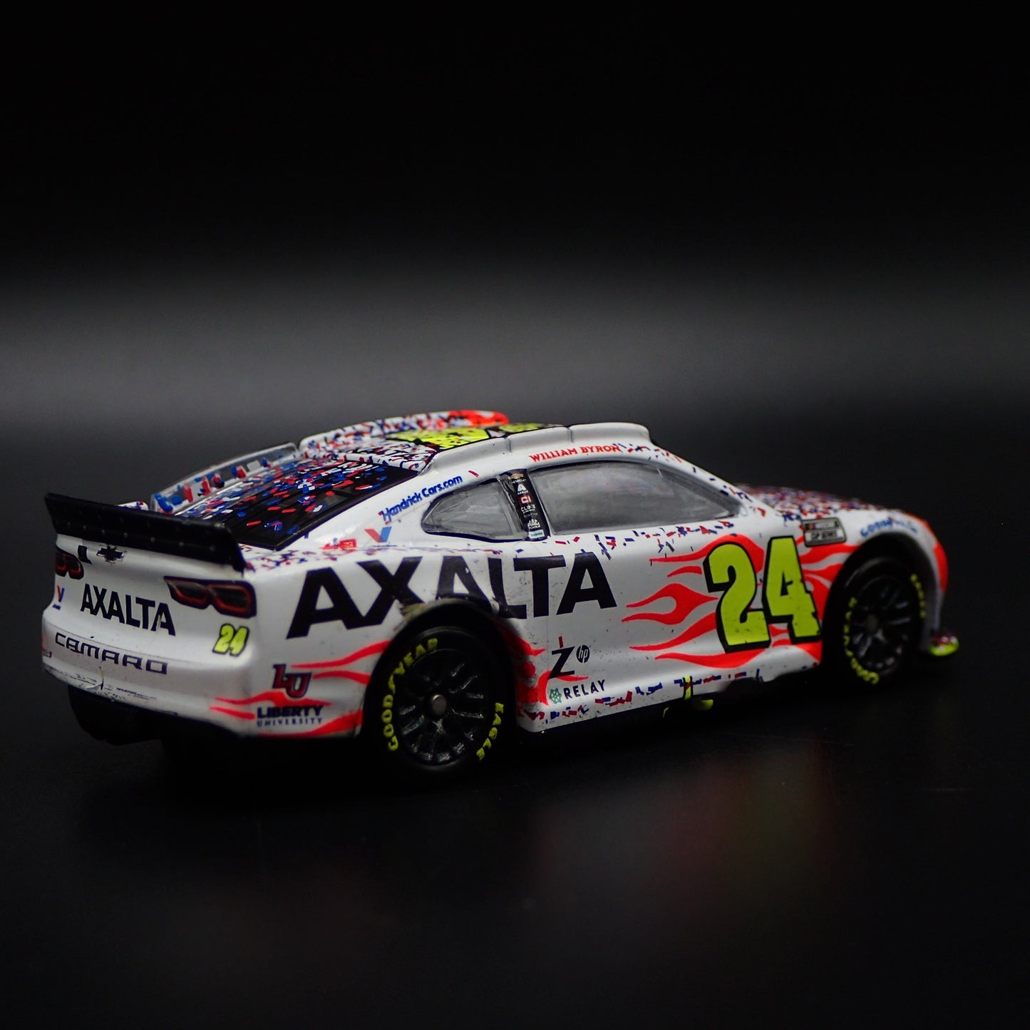 2024 CHEVY CAMARO ZL1 #24 WILLIAM BYRON AXALTA WIN NASCAR 1:64 DIECAST MODEL CAR