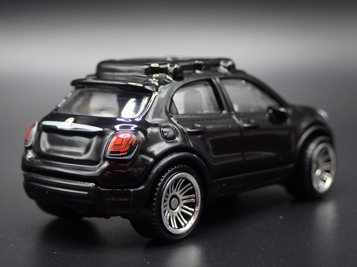 2015-2024 FIAT 500X 4 FOUR DOOR BLACK 1/64 SCALE COLLECTIBLE DIECAST MODEL CAR
