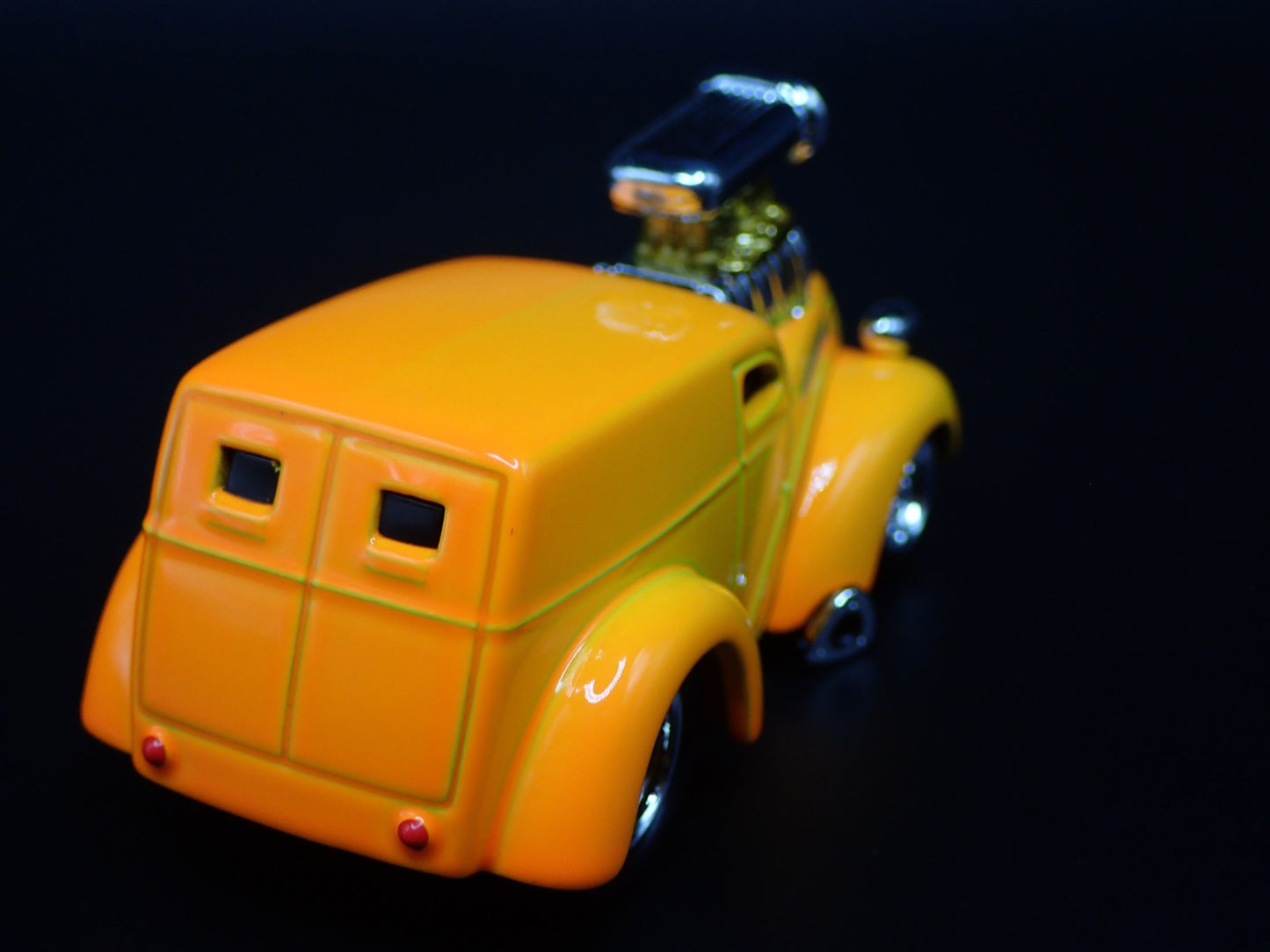 1948 48 ANGLIA PANEL TRUCK ORANGE 1:64 SCALE COLLECTIBLE DIECAST MODEL CAR