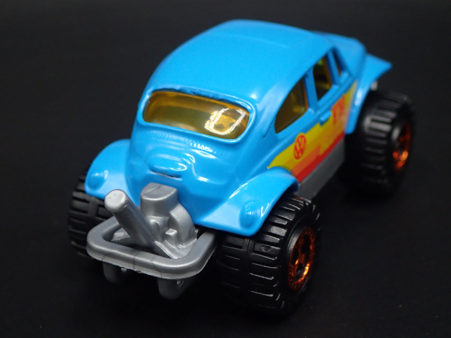 VW VOLKSWAGEN BAJA BEETLE BUG 4X4 BLUE 1:64 SCALE DIORAMA DIECAST MODEL CAR