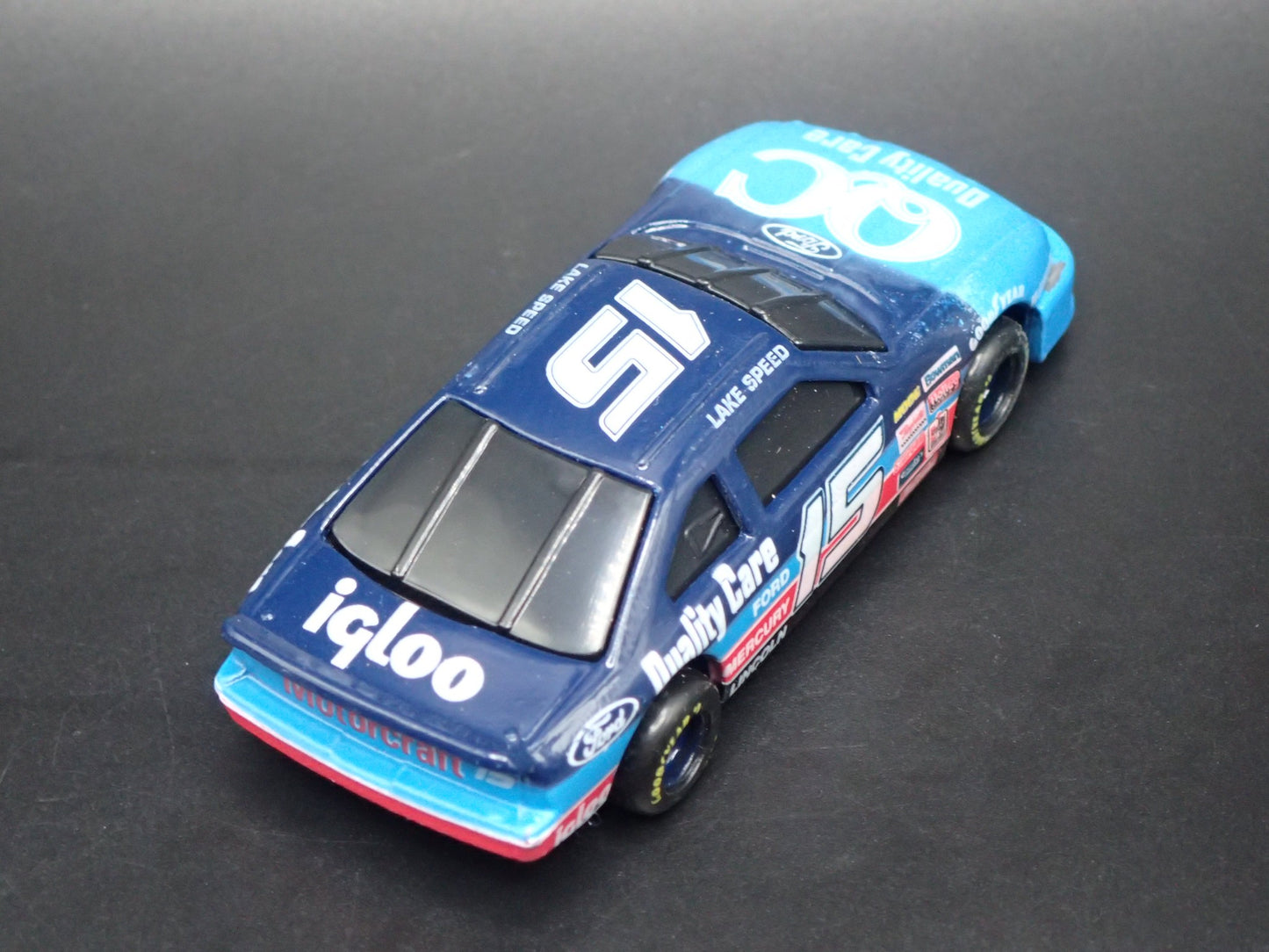 1994 94 FORD THUNDERBIRD 15 LAKE SPEED QC NASCAR 1:64 SCALE DIECAST MODEL CAR