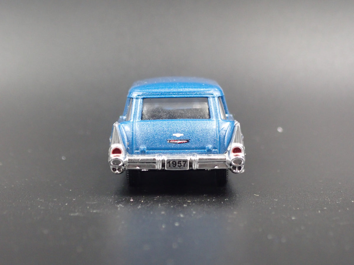 1957 57 CHEVY CHEVROLET 210 BEAUVILLE STATION WAGON 1:64 SCALE DIECAST MODEL CAR