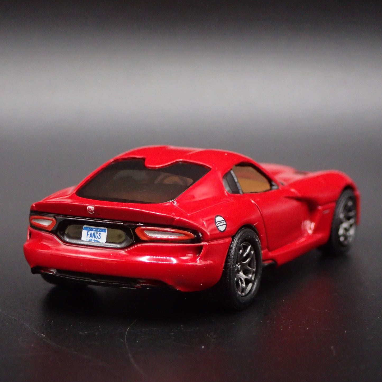 2013-2017 DODGE VIPER SRT RED 1/64 SCALE COLLECTIBLE DIORAMA DIECAST MODEL CAR