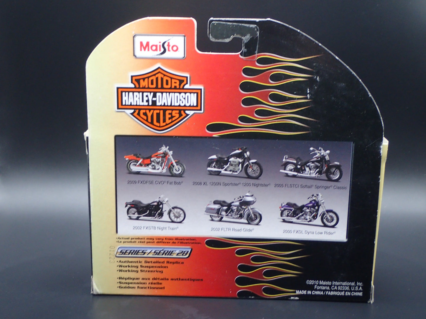 2005 05 FLSTCI SOFTAIL SPRINGER HARLEY DAVIDSON MOTORCYCLE MAISTO SERIES 28 1/18