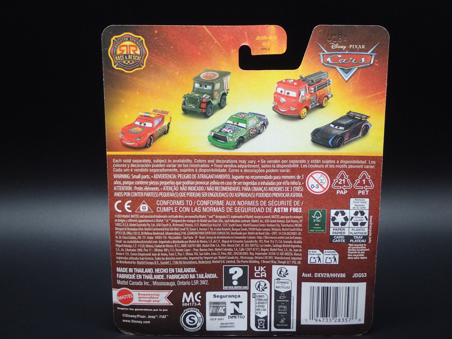 2025 DISNEY PIXAR CARS LUIGI & GUIDO RADIATOR SPRINGS RACE & RESCUE MATTEL RARE