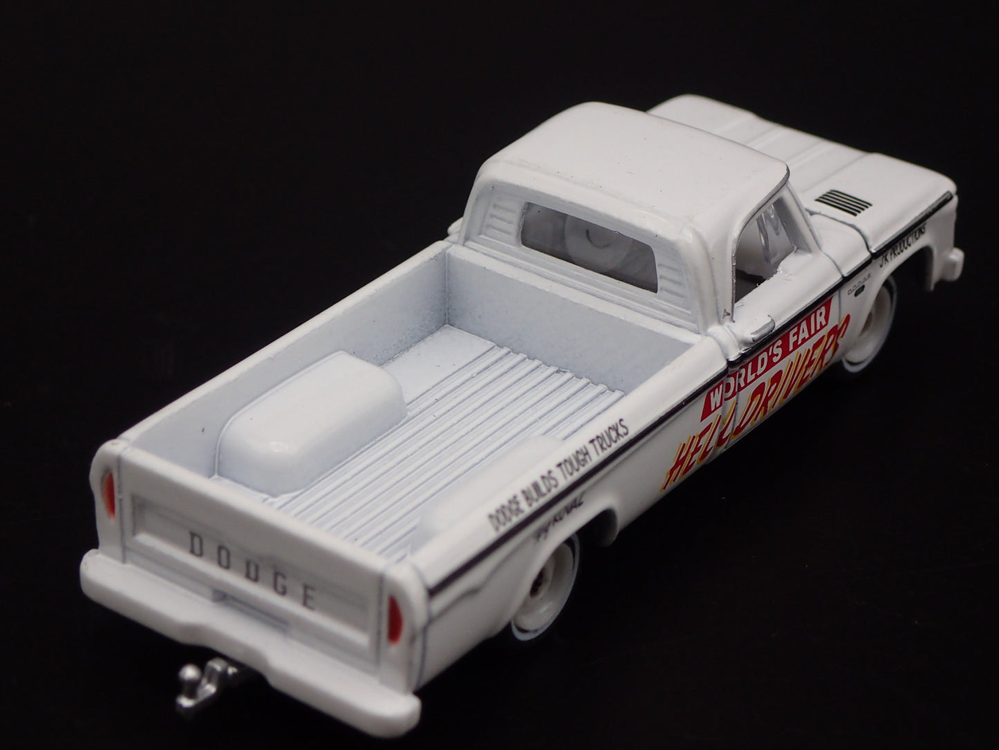 1966 66 DODGE D100 TRUCK NY WORLD FAIR HELL DRIVERS 1/64 SCALE DIECAST MODEL CAR