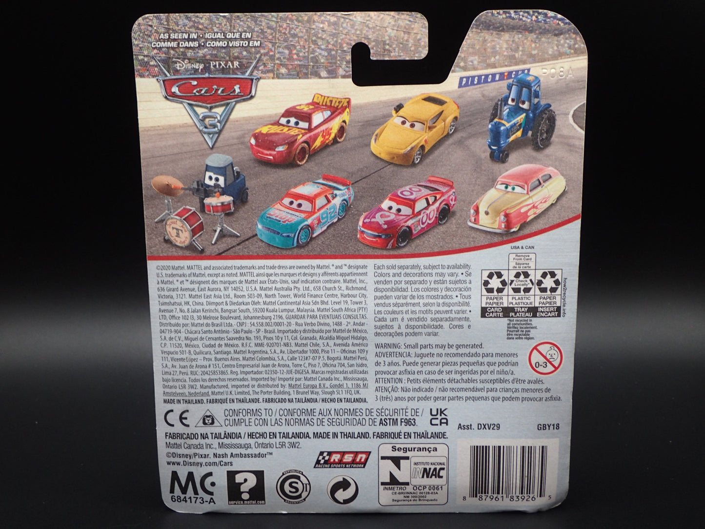 2021 DISNEY PIXAR CARS HOT ROD LOUISE NASH CARS 3 MATTEL VERY RARE