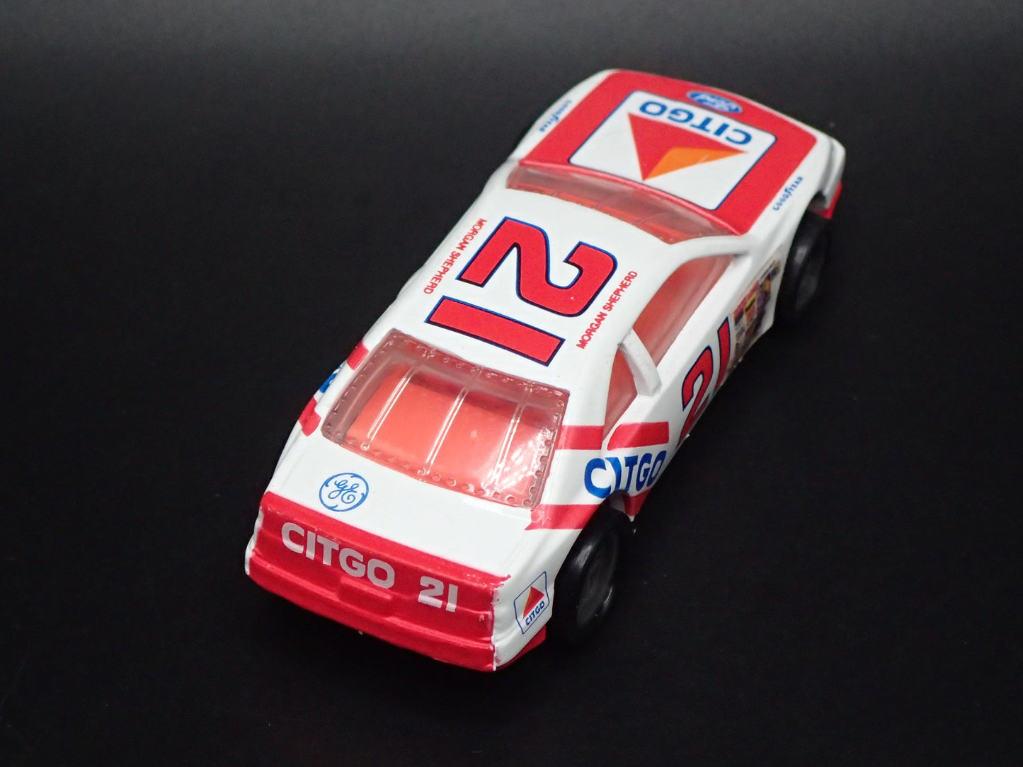 1994 94 FORD THUNDERBIRD 21 MORGAN SHEPHERD NASCAR 1:64 SCALE DIECAST MODEL CAR